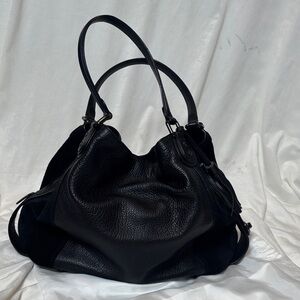 Coach Midnight Black Hobo Bag